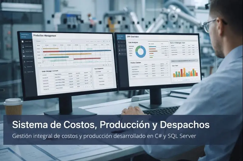 Sistema de Costos, Producción y Despachos