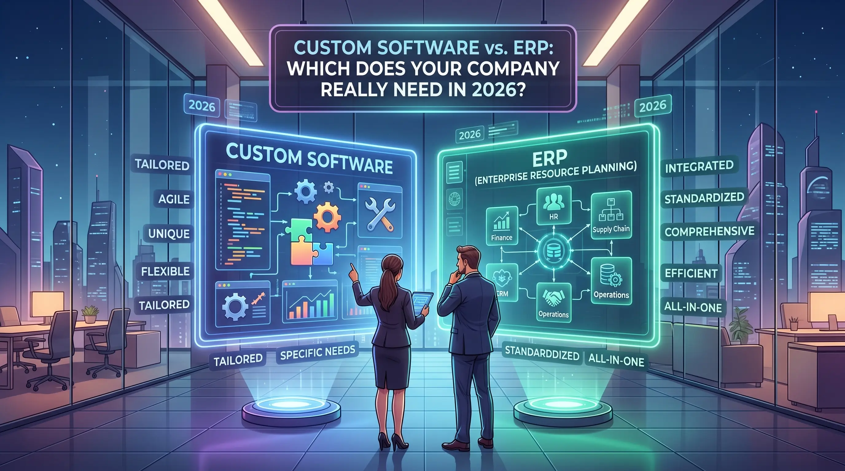 Software a la Medida vs ERP: ¿Cuál necesita realmente tu empresa en 2026?
